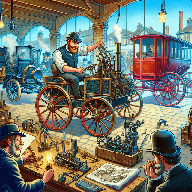 First Cars: The 1880s Steam and Gas