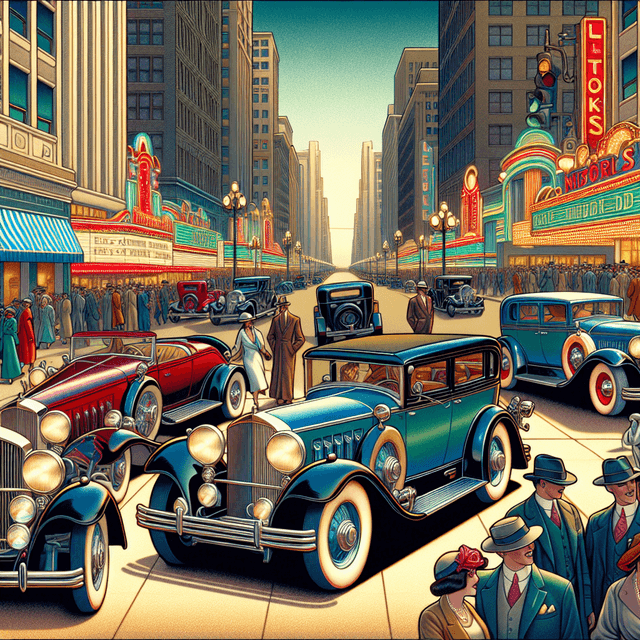 1920s-30s Cars: Style and Speed