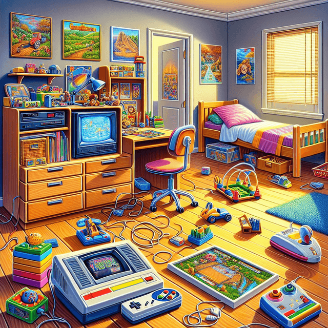 The Electronic and Video Game Era (1970s - 1990s)