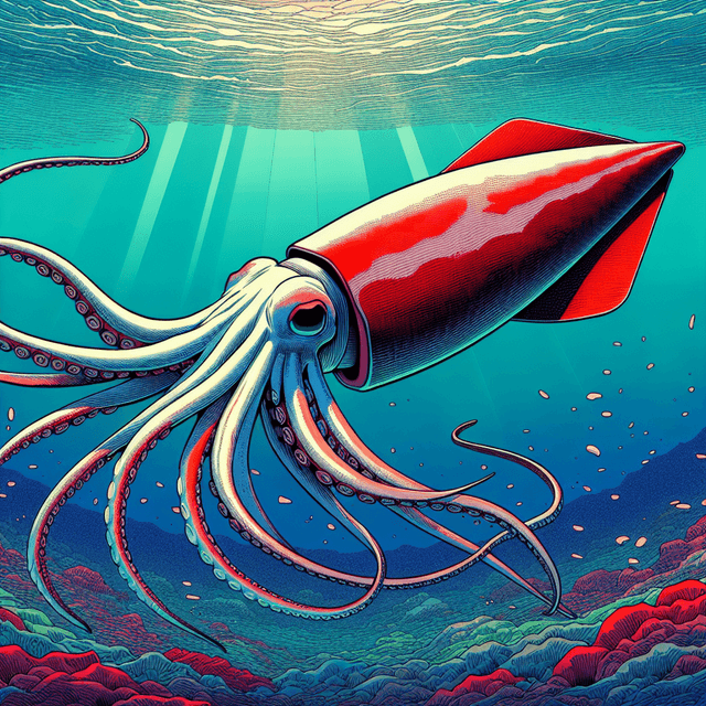 Can a Giant Squid Change Color?
