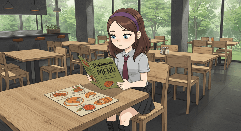 Look at the Menu
