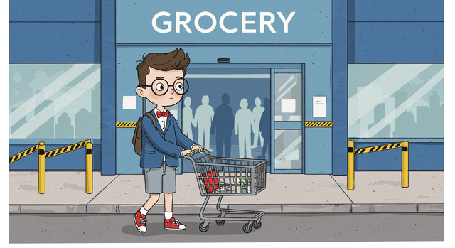 Enter the Grocery Store
