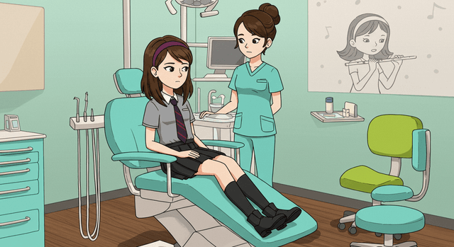 Sit in the Dental Chair