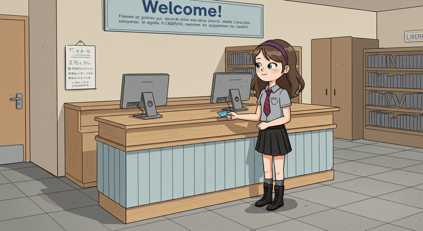 Check in at the Front Desk
