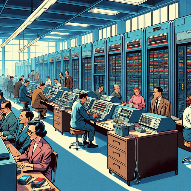 1950s Computers: Room-Sized Machines