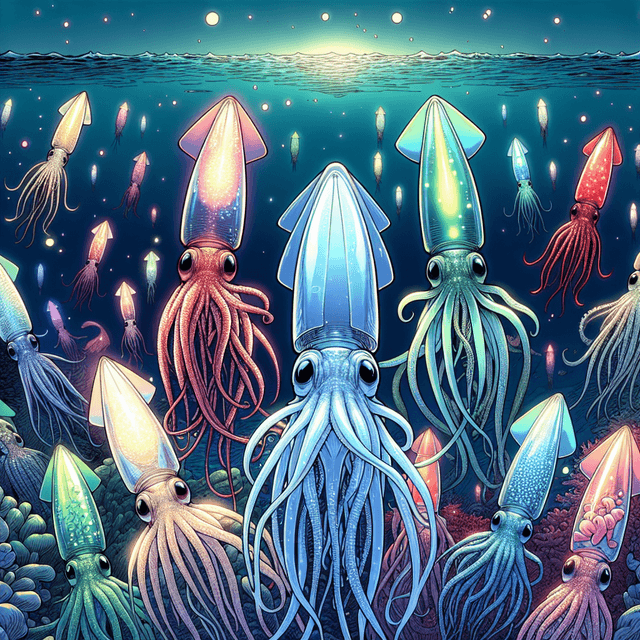 The Many Types of Glass Squid